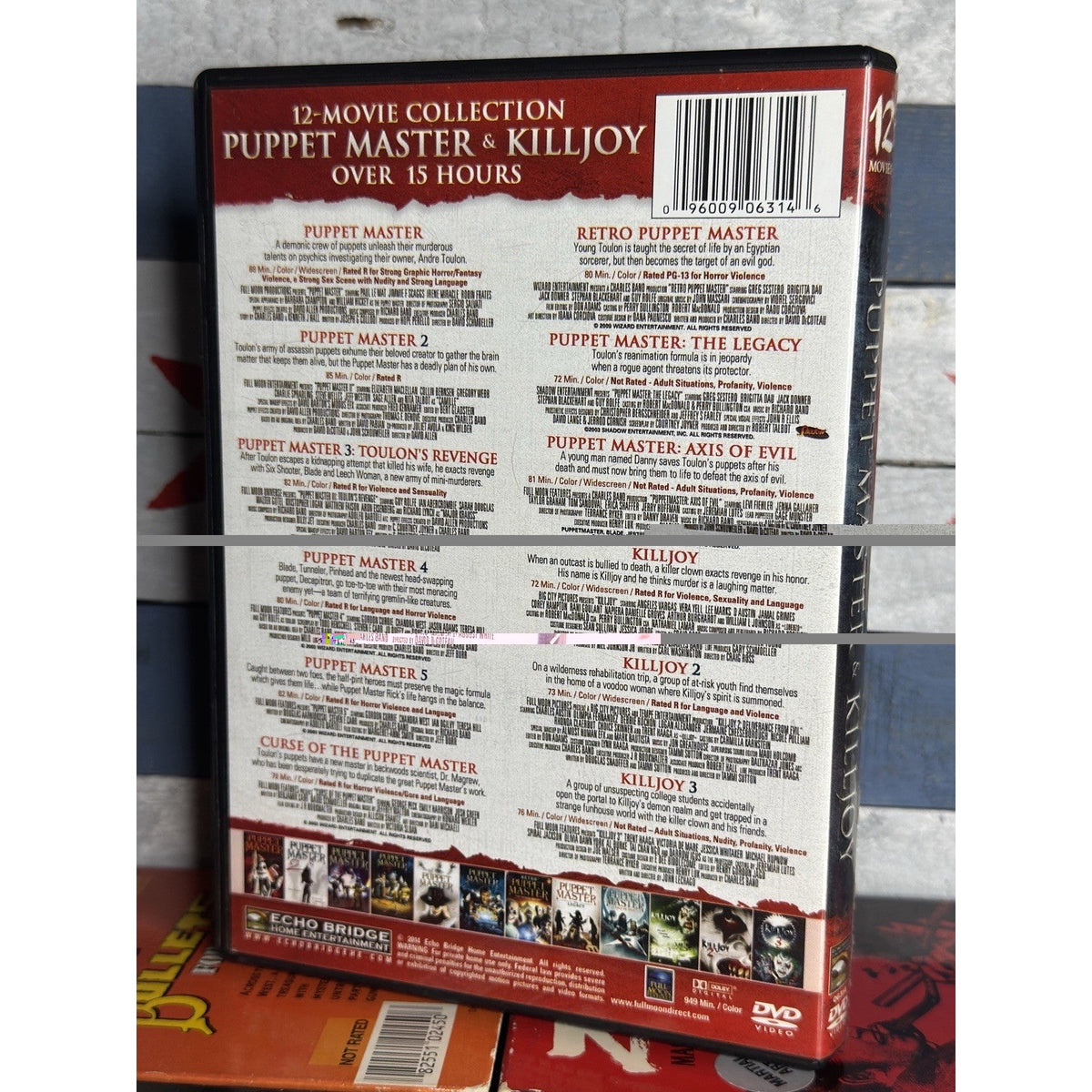 Puppet Master 1–9 & Killjoy 1–3 12-Movie Collection - DVD Used