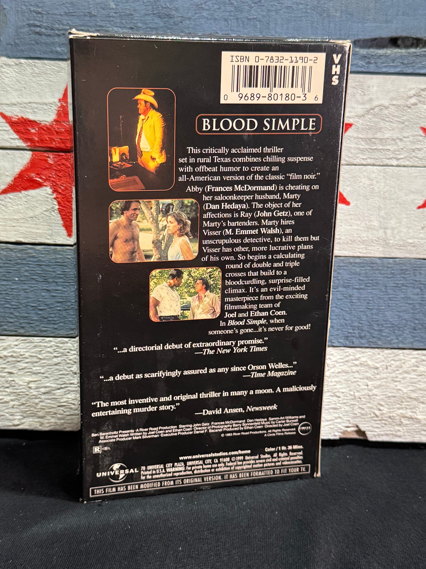 Blood Simple - VHS Used
