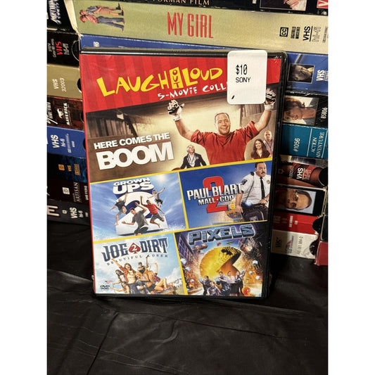 5-Movie Comedy Collection : Grown Ups 2 / Joe Dirt / Paul Blart: Mall Cop / Pixels / Here Comes the Boom - DVD