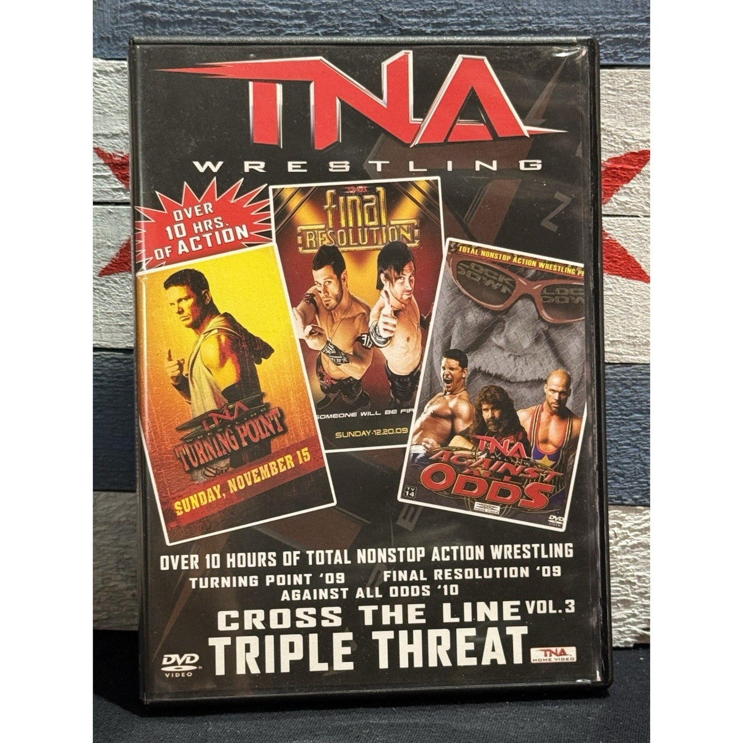 TNA Wrestling Cross the Line Triple Threat Vol. 3 - DVD Used