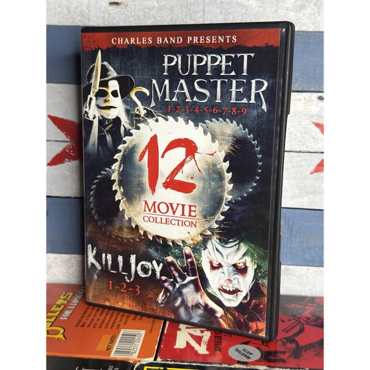 Puppet Master 1–9 & Killjoy 1–3 12-Movie Collection - DVD Used