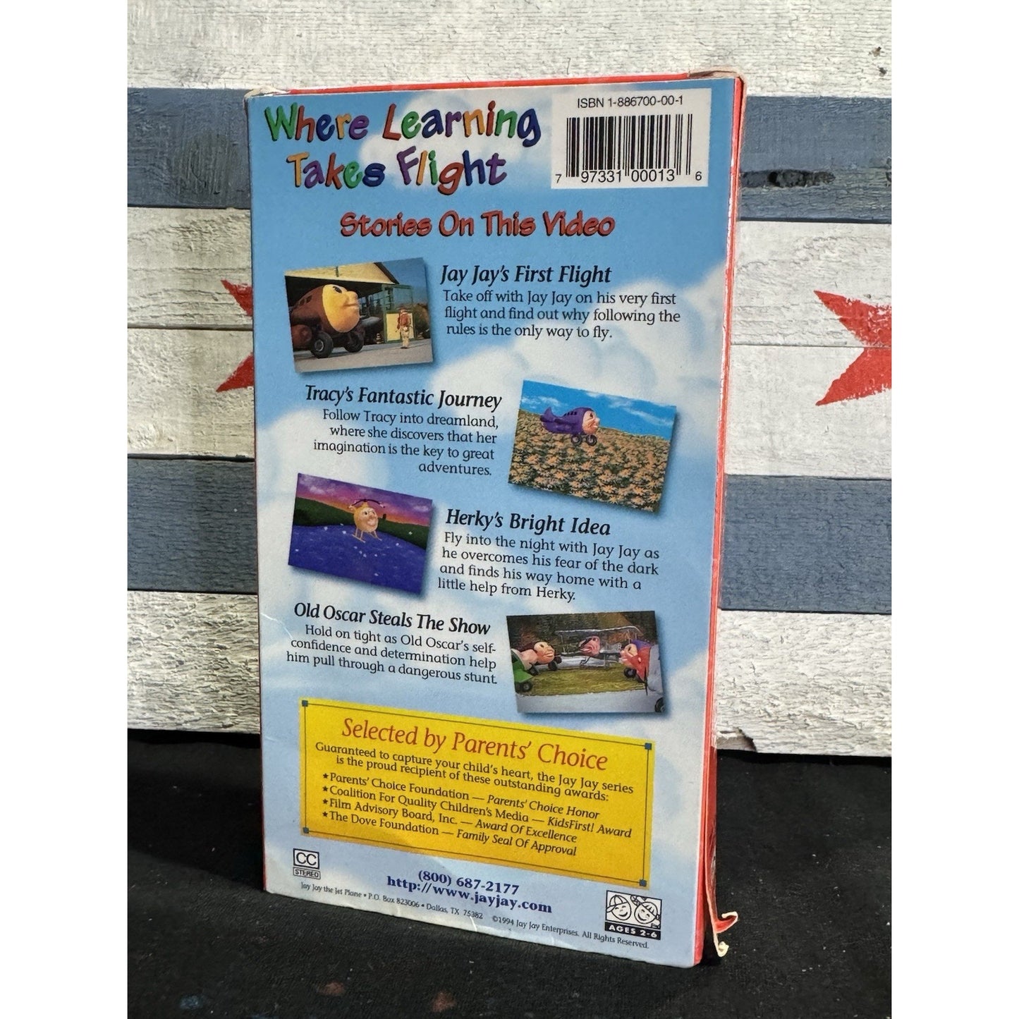 Jay Jay The Jet Plane : Jay Jay's First Flight - VHS Used