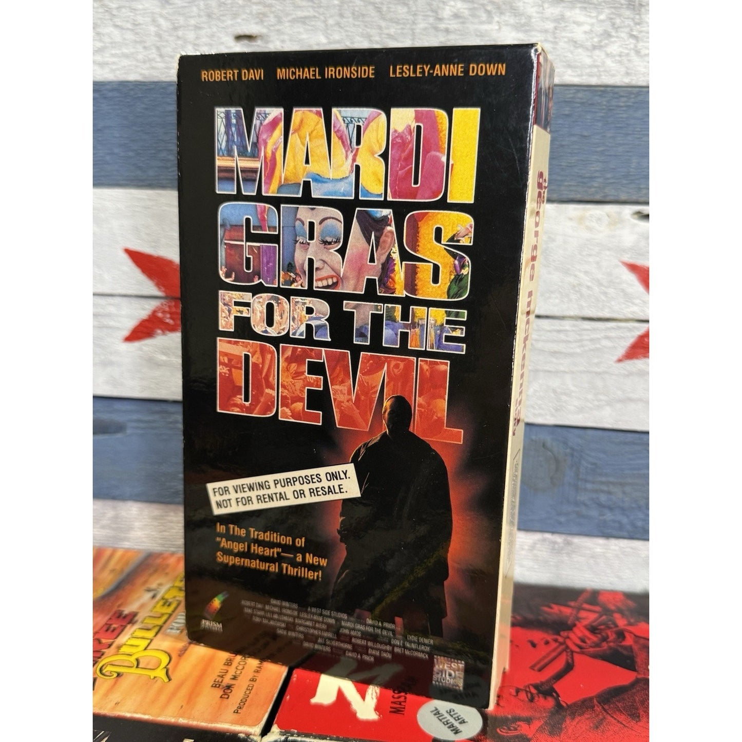 Mardi Gras For the Devil/The George Mckenna Story Double Promo Screener - VHS Used