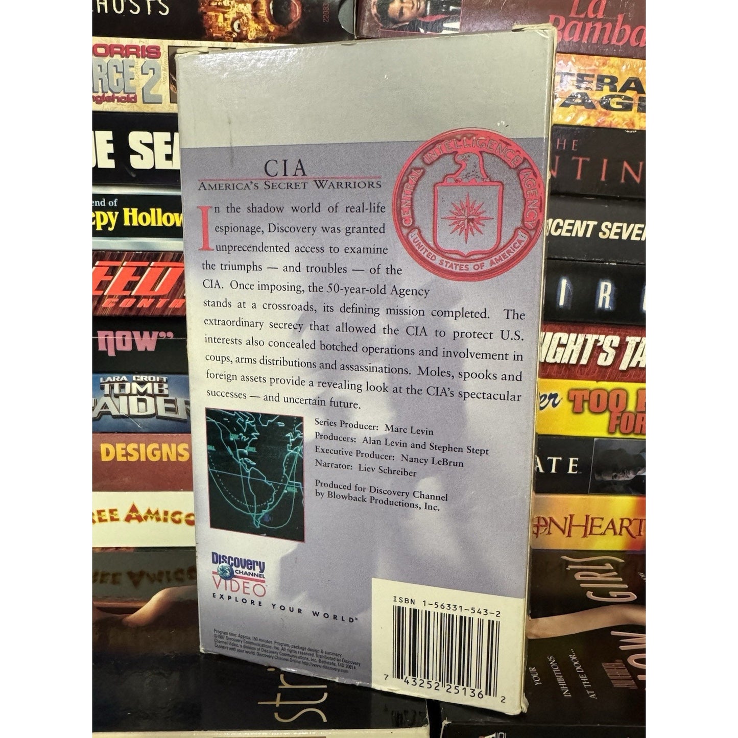 C.I.A. Americas Secret Warrior - VHS Used