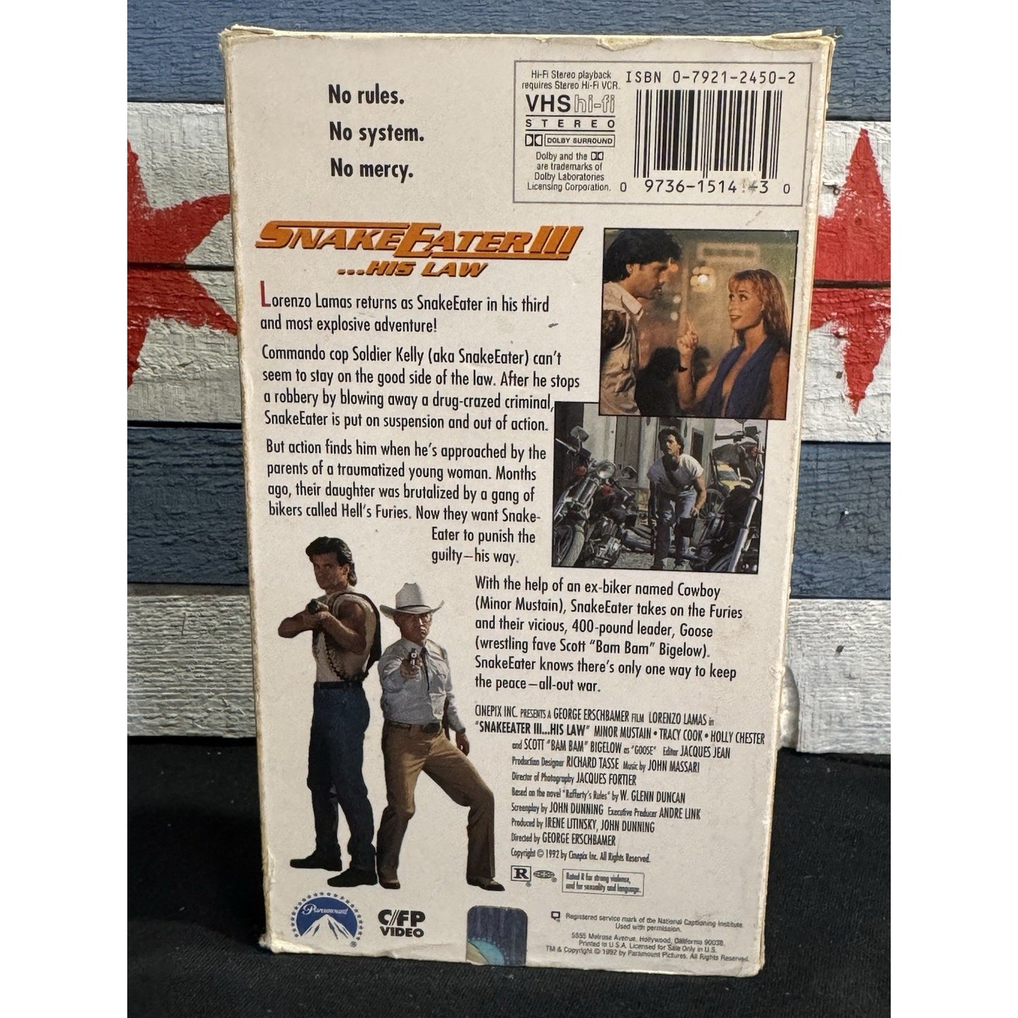Snake Eater 3 : His Law - VHS Used