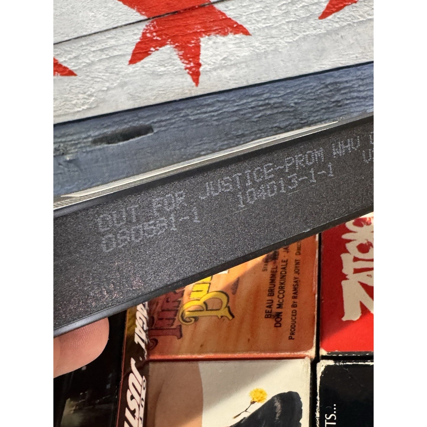 Out For Justice Promo Screener - VHS Used