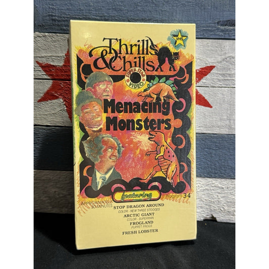 Thrills & Chills Vol 34 Menacing Monsters - VHS Used