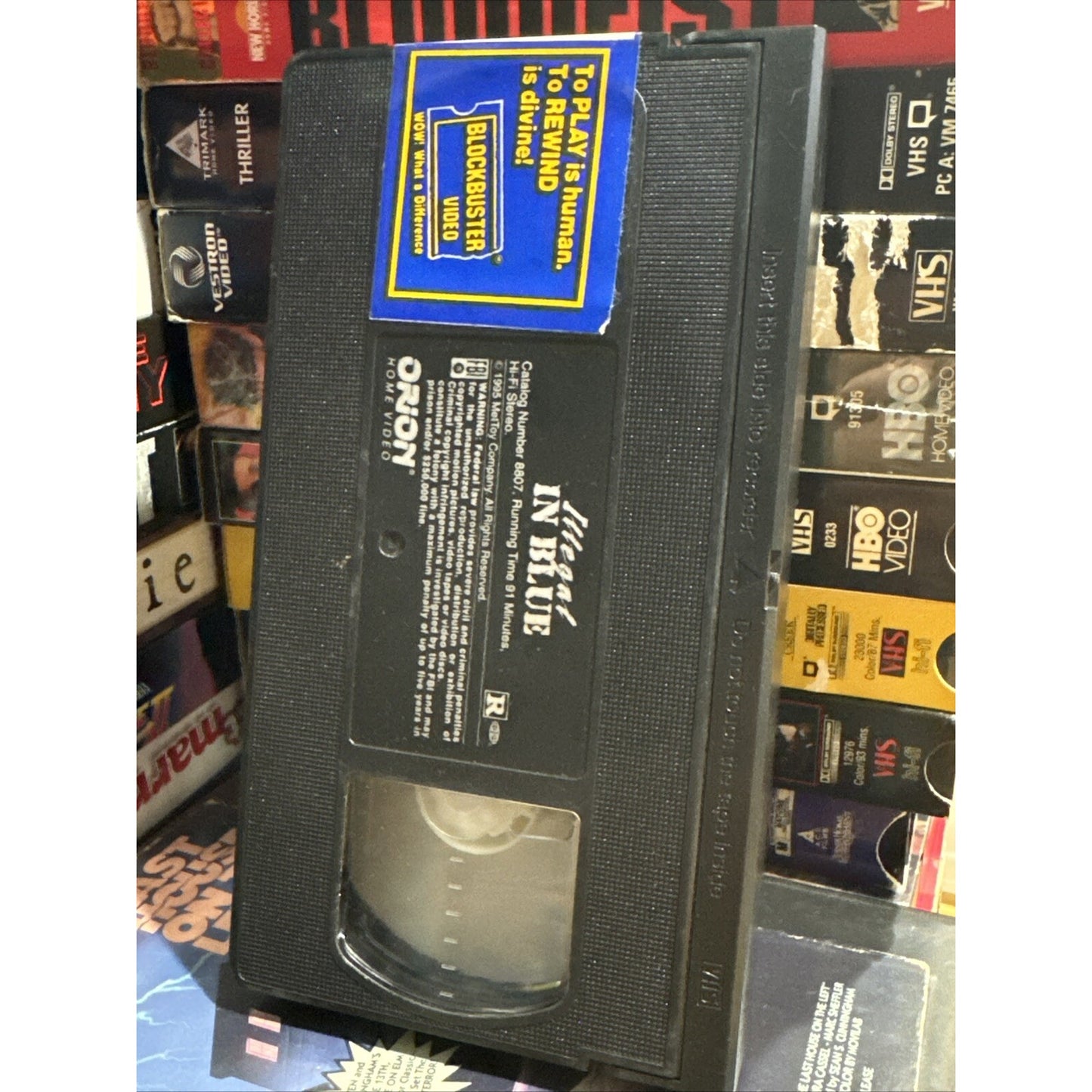 Illegal in Blue - VHS Used