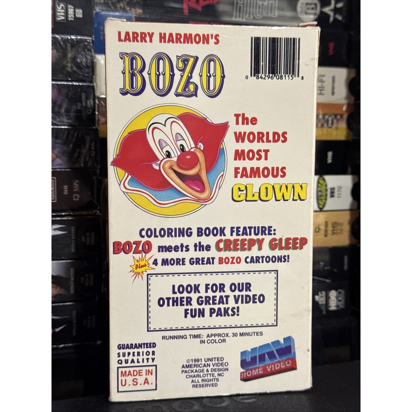 Bozo the Clown Meets The Creepy Gleep - VHS Used