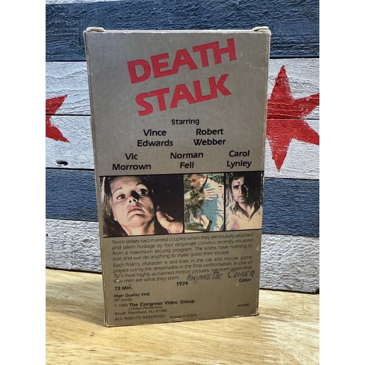 DEATH STALK - The Congress Video Group VHS Used