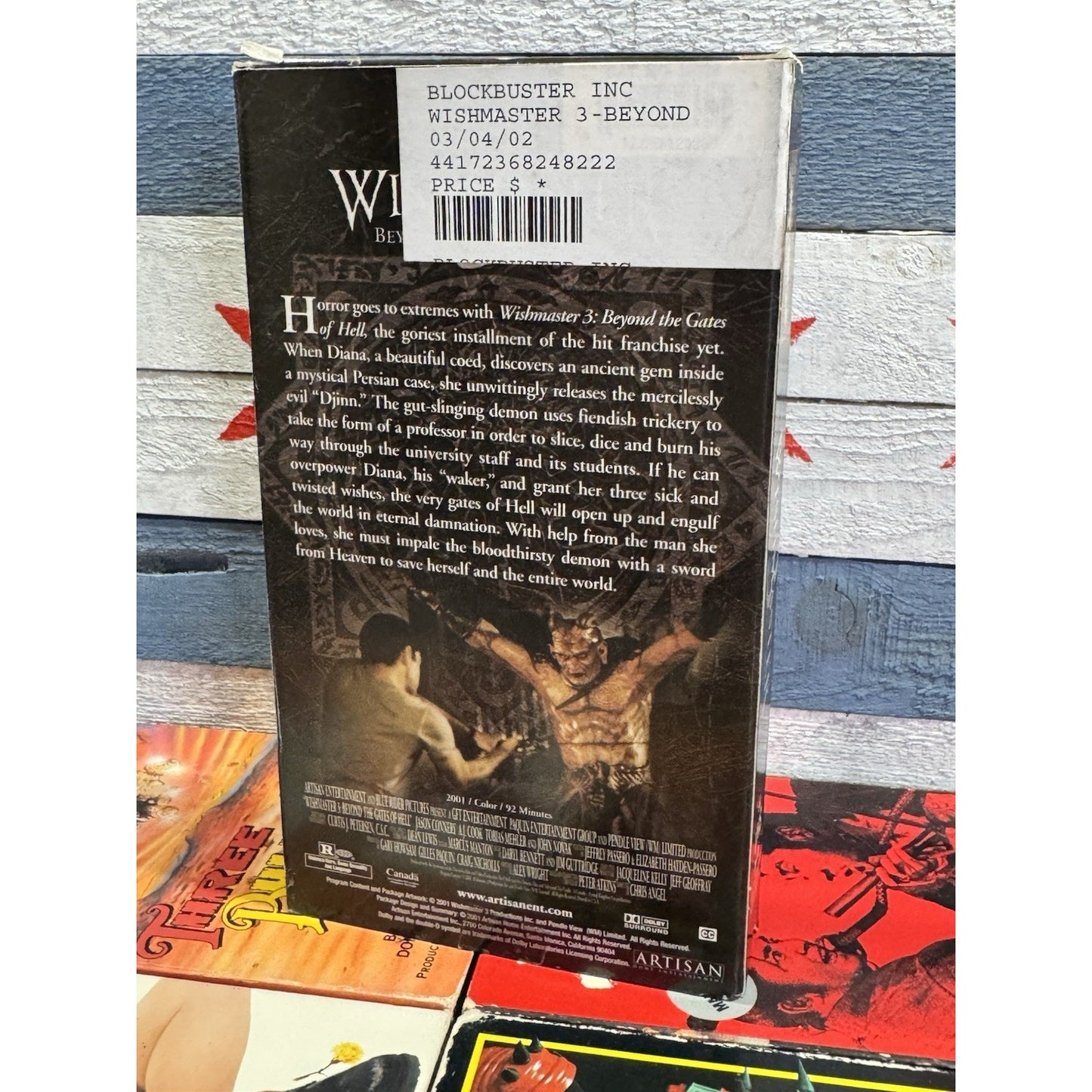 Wishmaster 3: Beyond the Gates of Hell - VHS Used