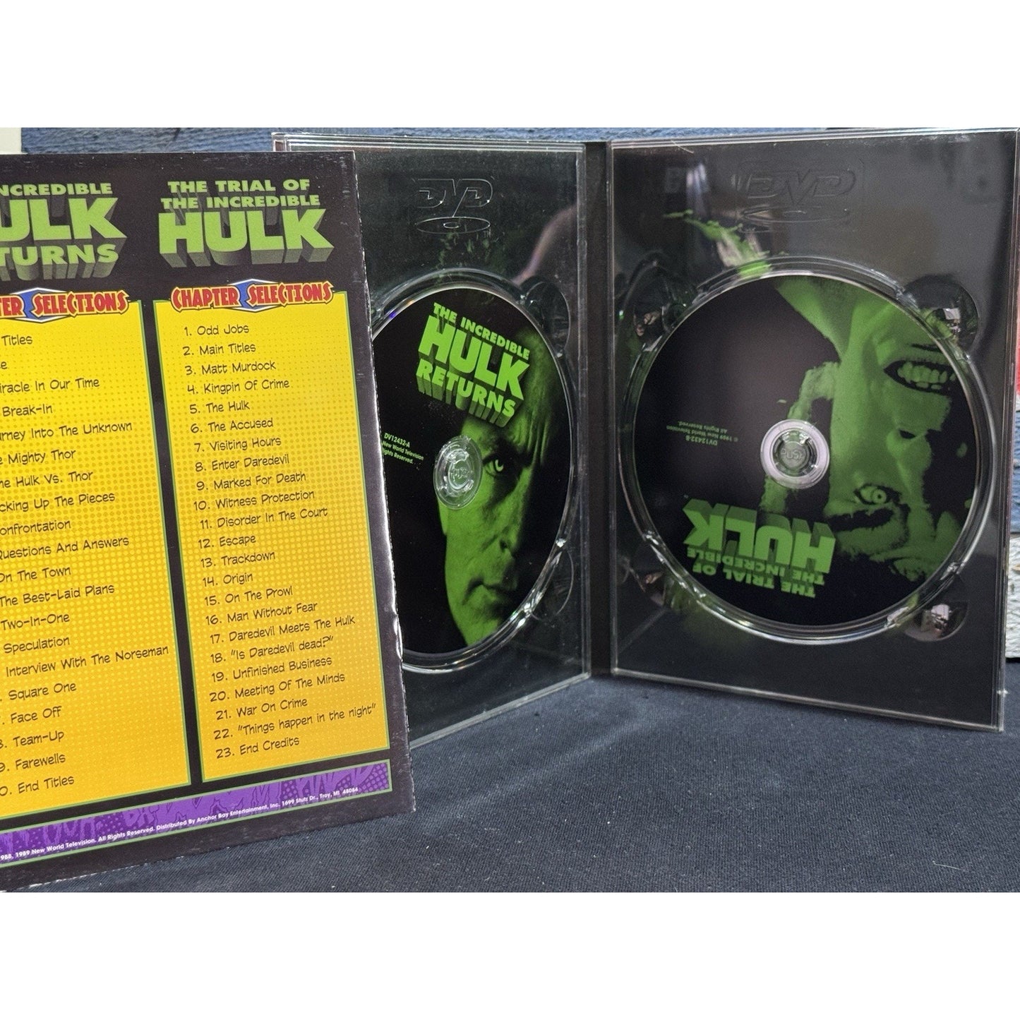 The Incredible Hulk Returns & The Trial of the Incredible Hulk - DVD Used