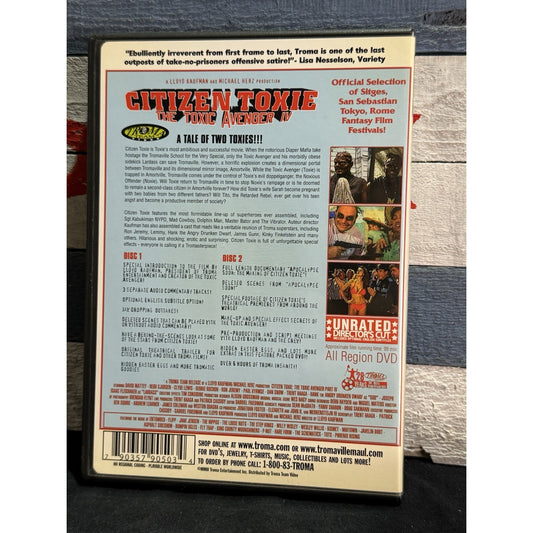 Citizen Toxie The Toxic Avenger IV Unrated Director's Cut 2 - DVD Used