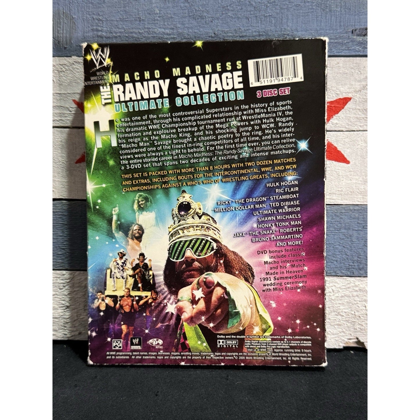 Macho Madness - The Randy Savage Ultimate Collection 3 Disc Set -DVD Used