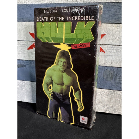 Death Of The Incredible Hulk Movie - VHS Used