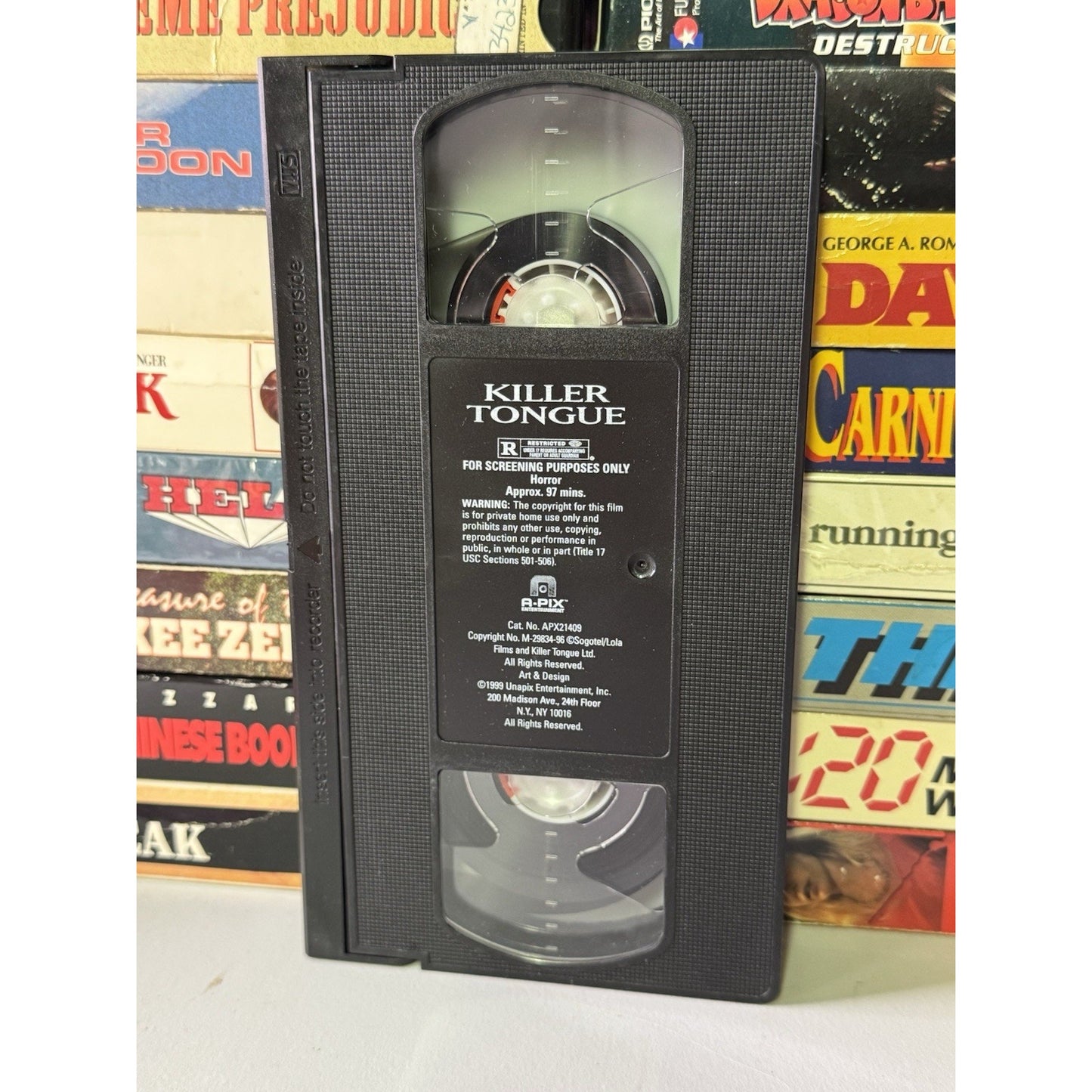 Killer Tongue Promo Screener - VHS Used