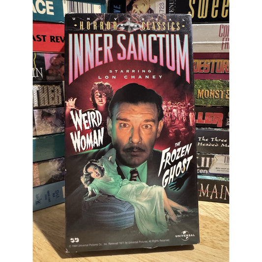 Inner Sanctum : Weird Woman/The Frozen Ghost - VHS Used