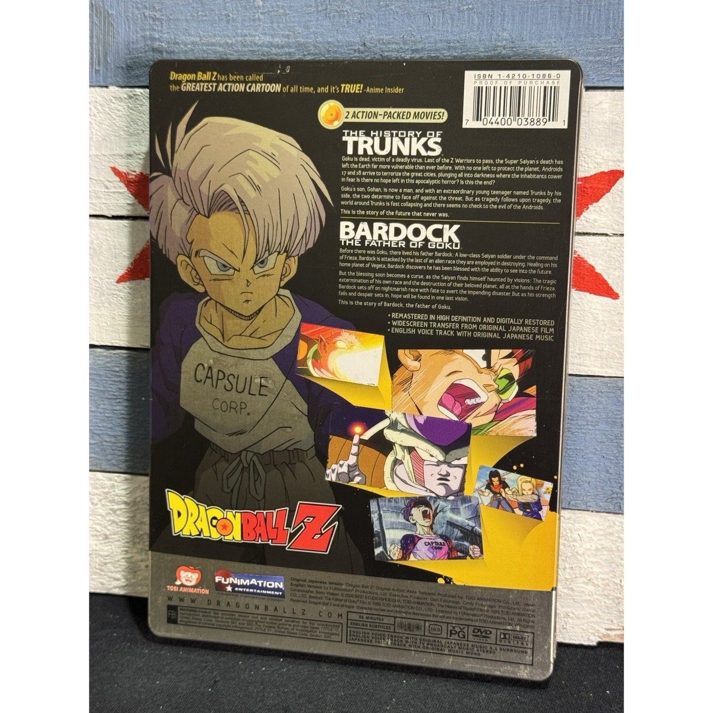 Dragon Ball Z: The History of Trunks / Bardock: The Father of Goku - Steelbook DVD