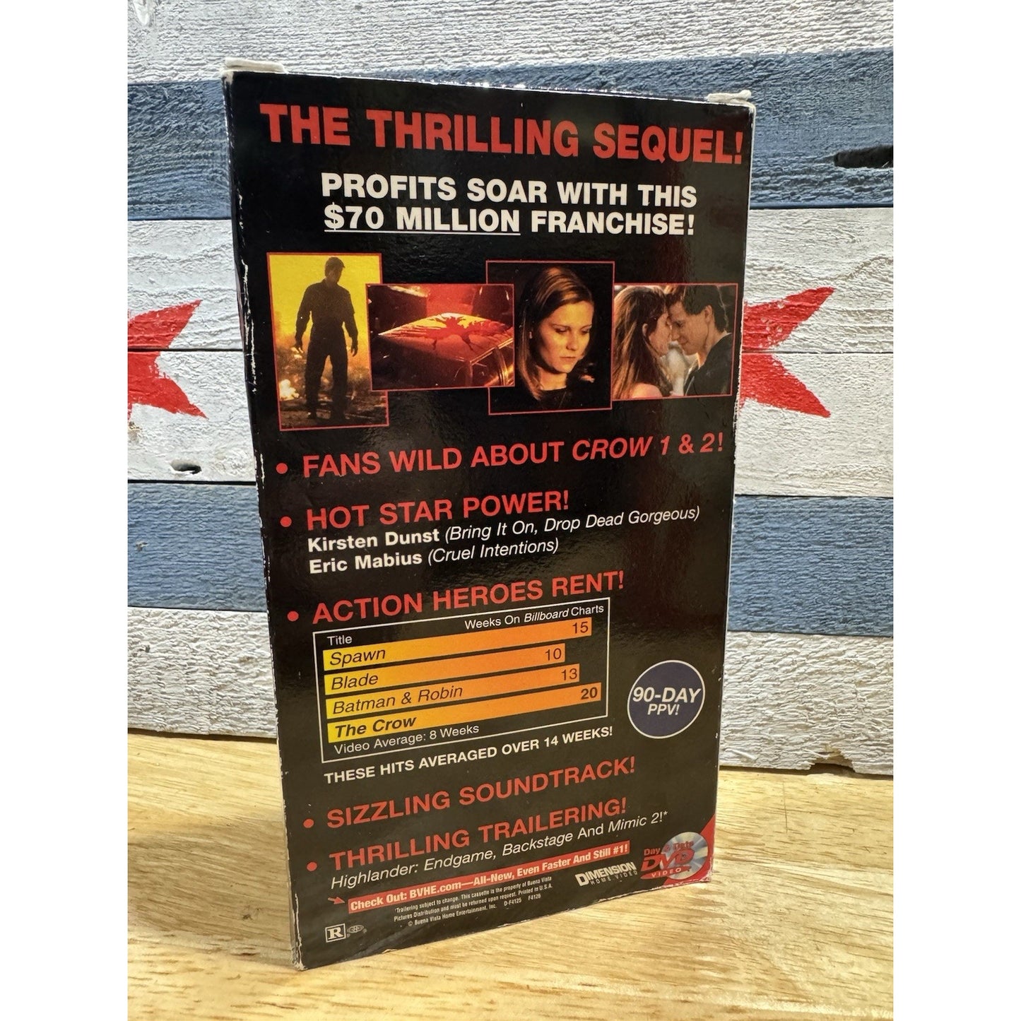 The Crow: Salvation - Screener VHS Used