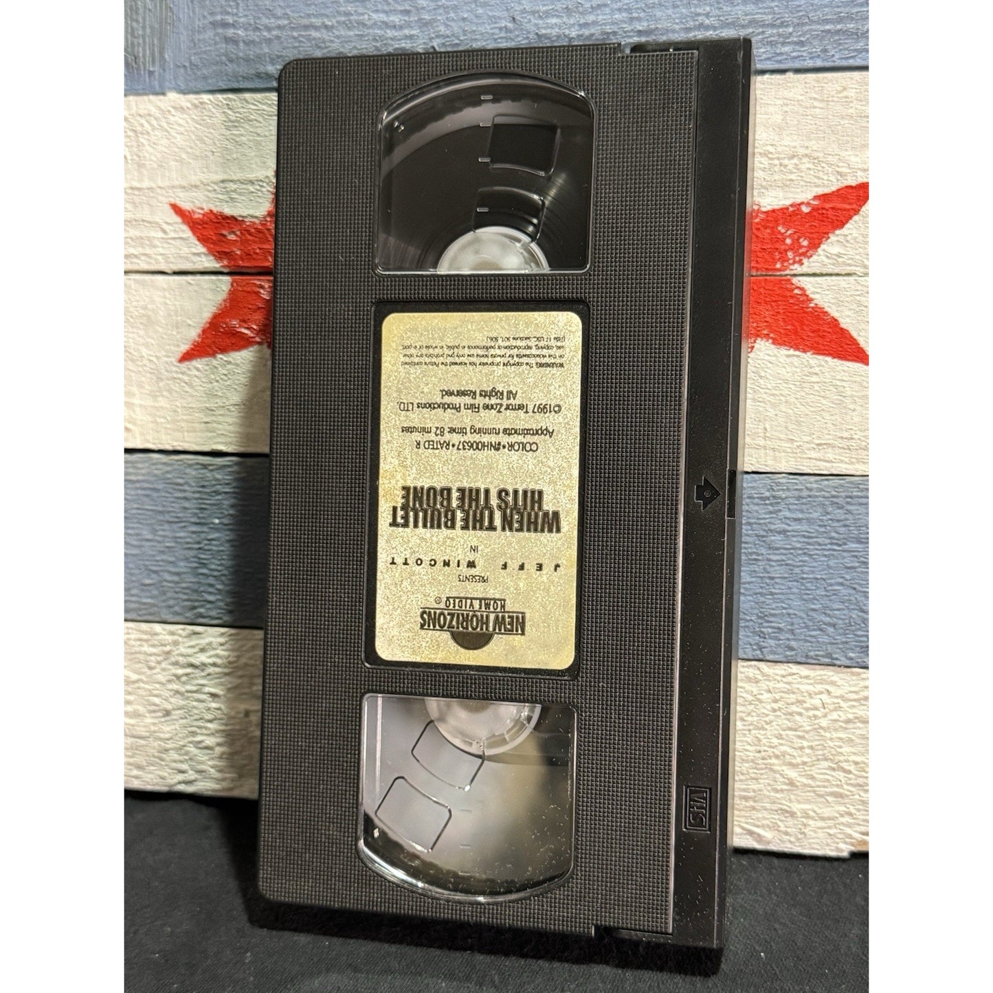 When the Bullet Hits the Bone - VHS Used