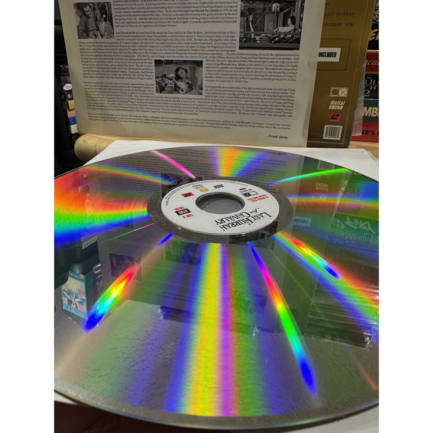 Last Hurrah For Chivalry - Laserdisc Used