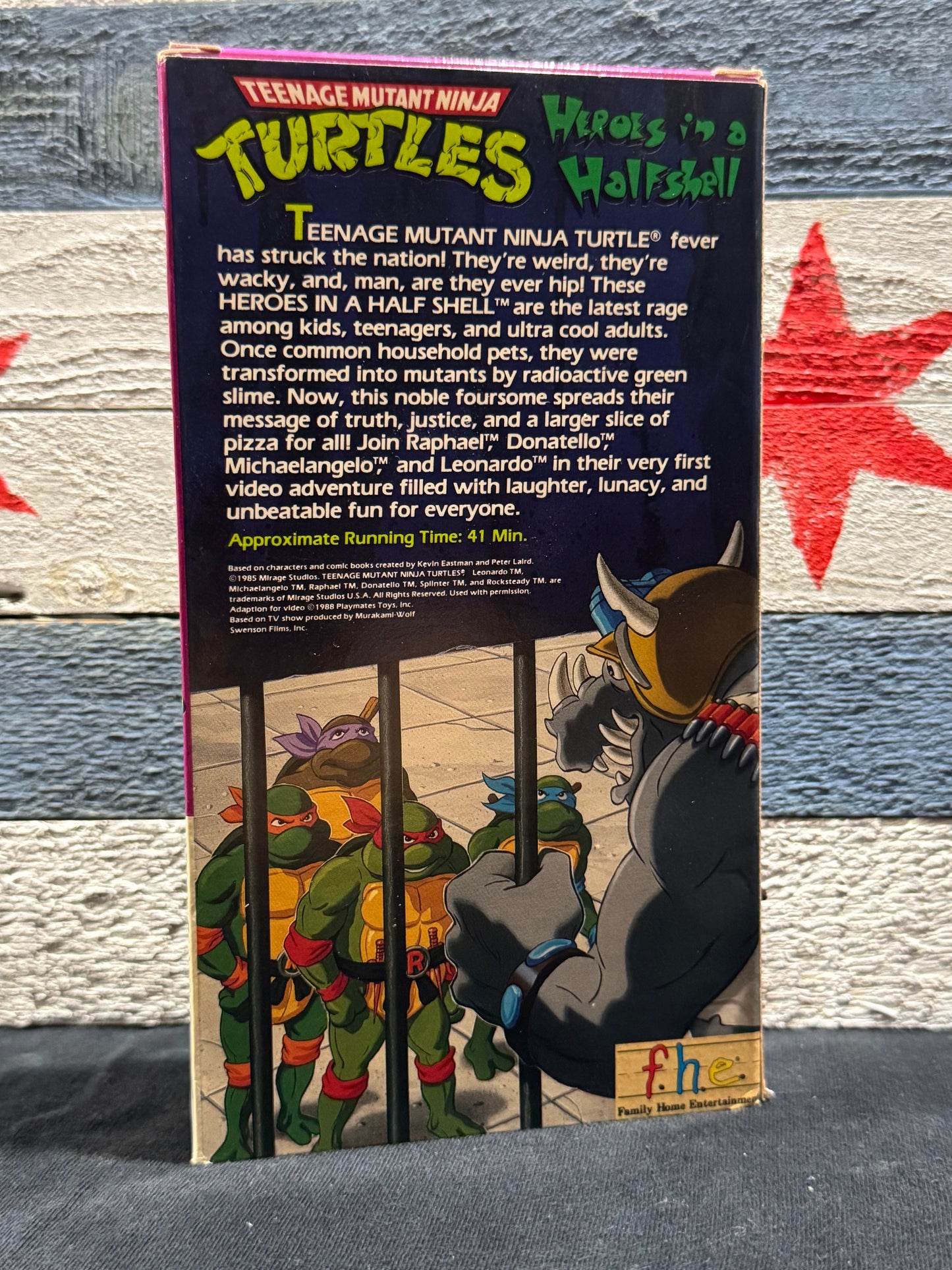 Teenage Mutant Ninja Turtles: Heroes in a Halfshell - VHS Used