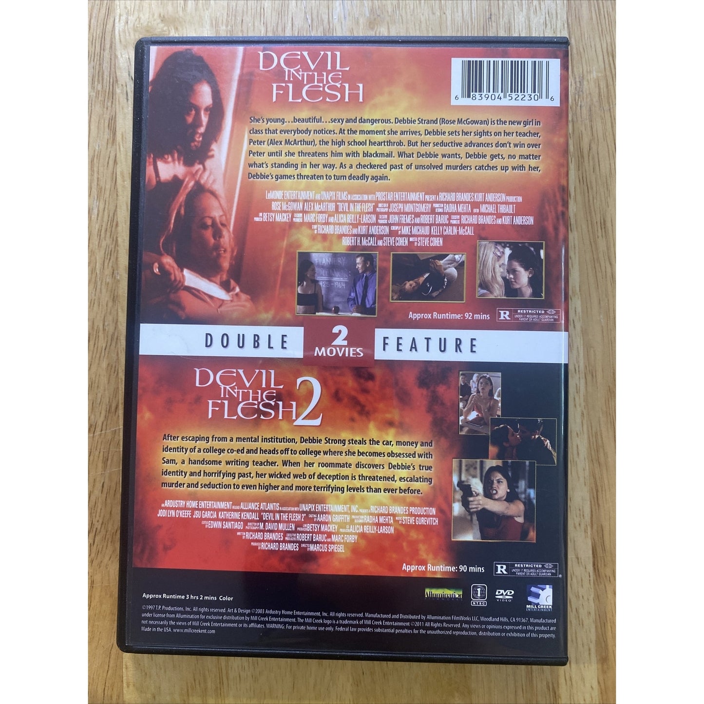 Devil in the Flesh 1 & 2 - DVD Used