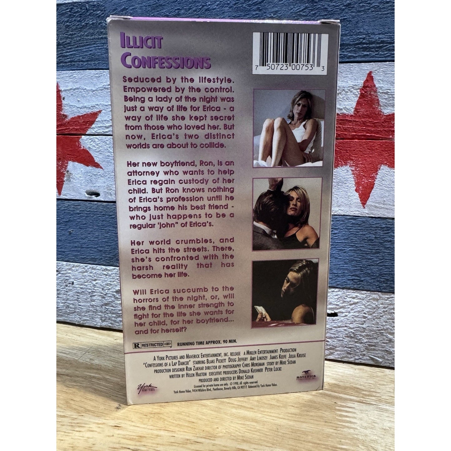 Illicit Confessions - York Home Video VHS Used