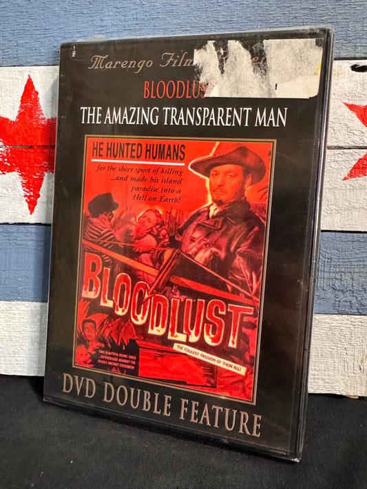 The Amazing Transparent Man / Bloodlust Double Feature - DVD