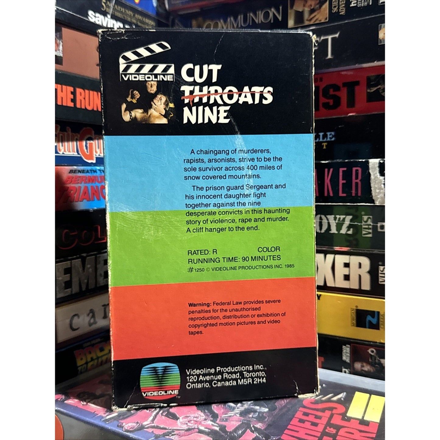 Cut-Throats Nine - VHS Used