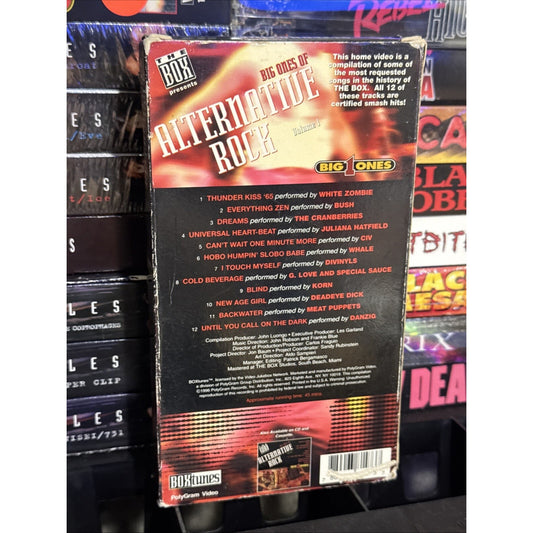 The Box Presents The Big Ones of Alternative Rock, Vol. 1 - VHS Used