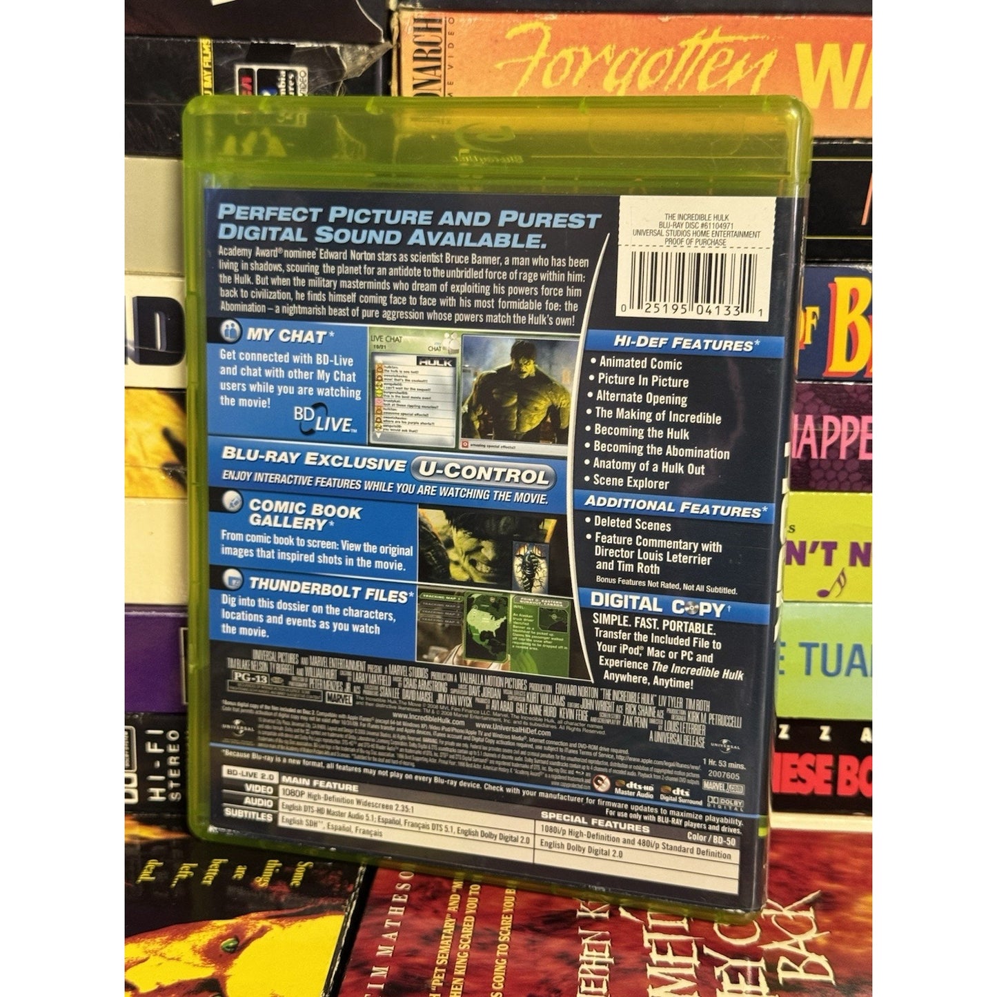 The Incredible Hulk - Blu-Ray Used