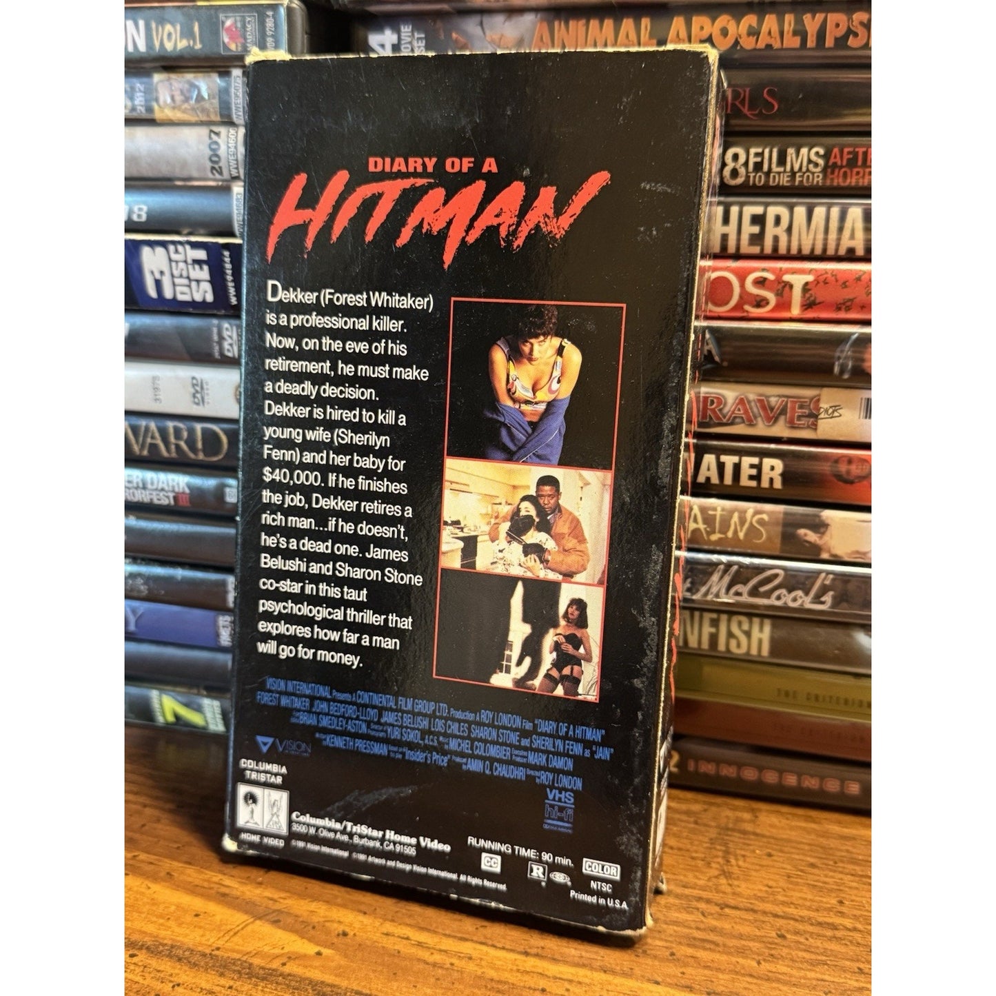 Diary of a Hitman Promo Screener - VHS Used