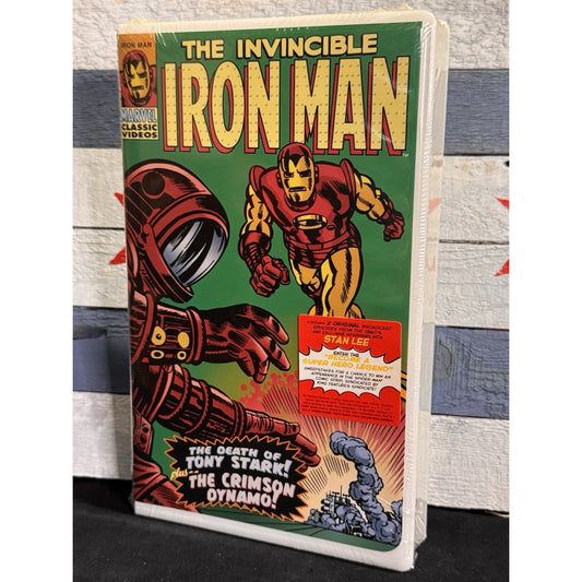 The Invincible Iron Man: The Death of Tony Stark/ The Crimson Dynamo - VHS