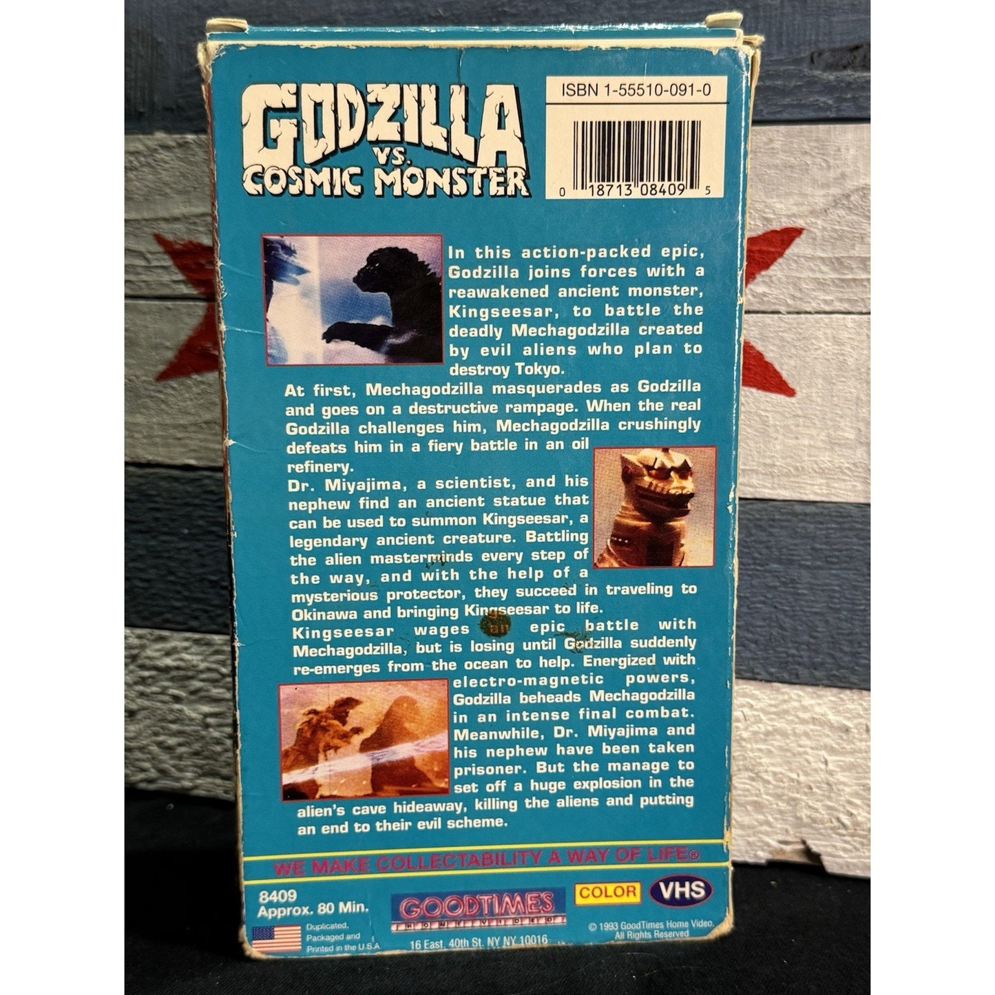 Godzilla VS Cosmic Monster - VHS Used