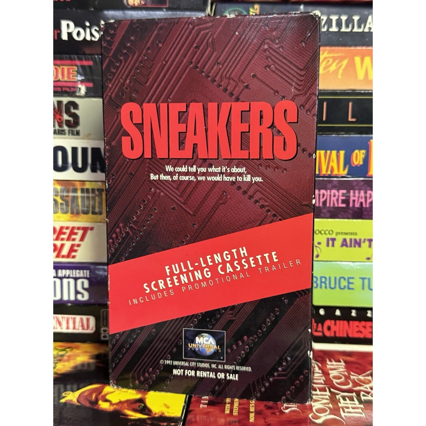 Sneakers Promo Screener - VHS Used