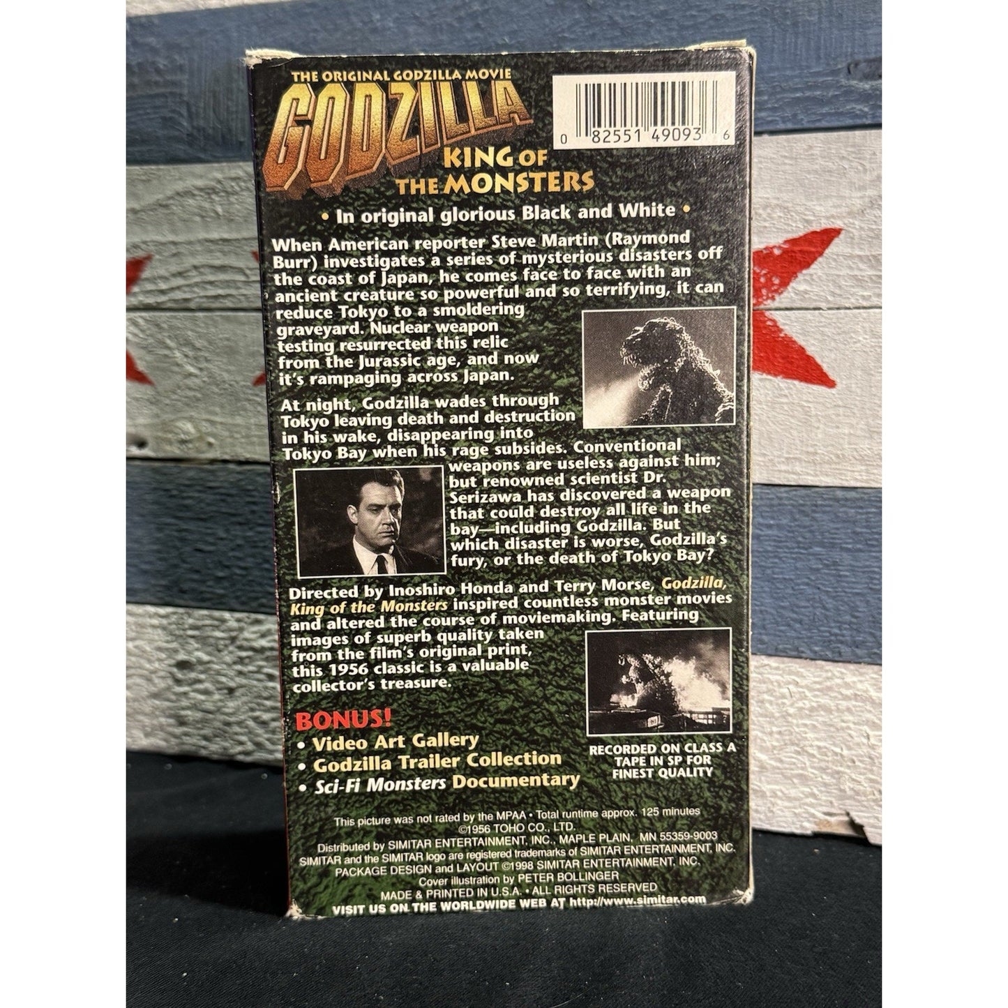 Godzilla King of the Monsters - VHS Used
