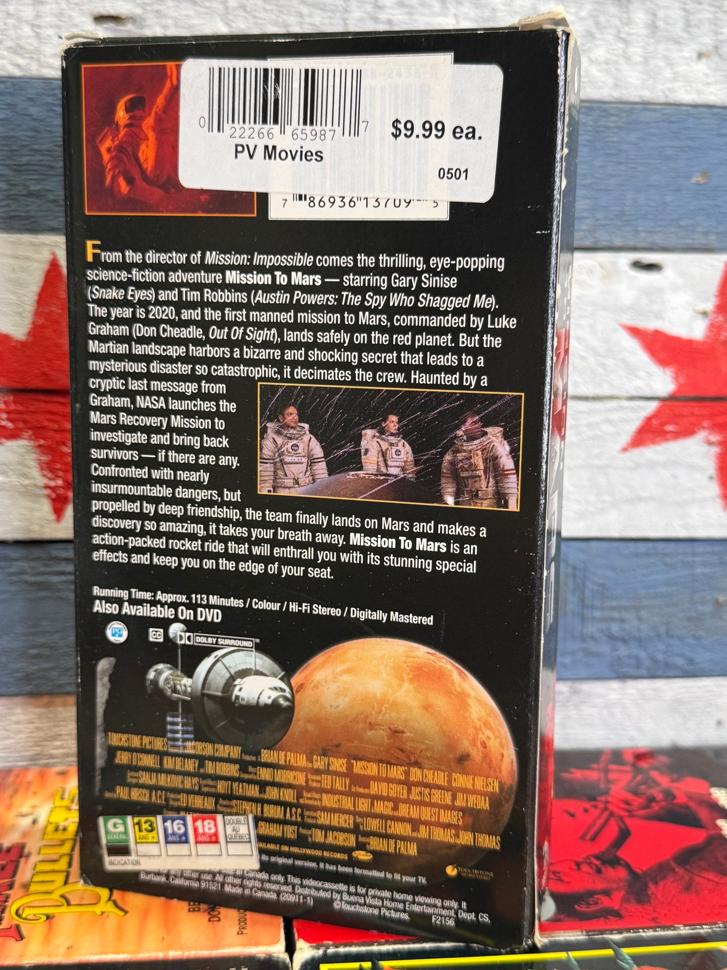 Mission to Mars - VHS Used