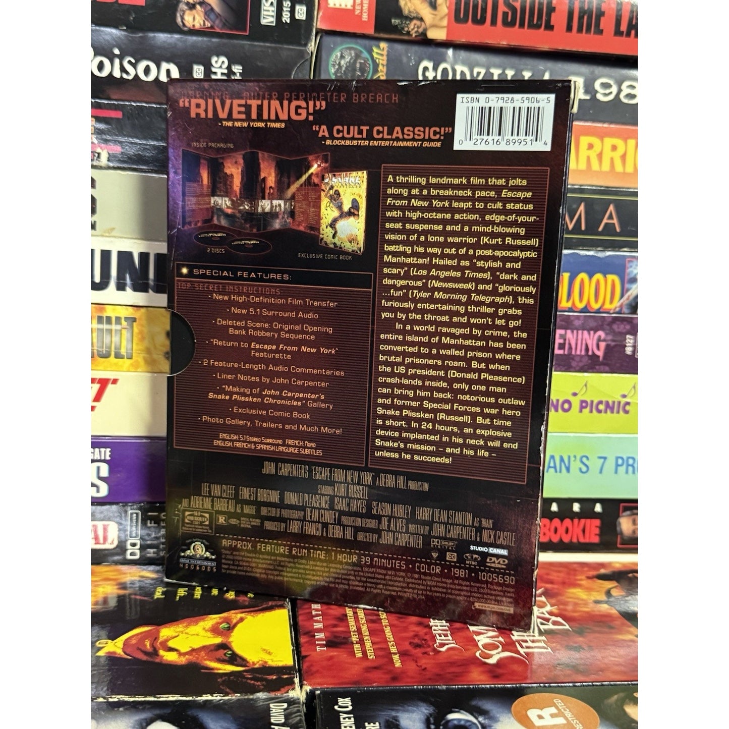 Escape From New York Special Edition - DVD Used