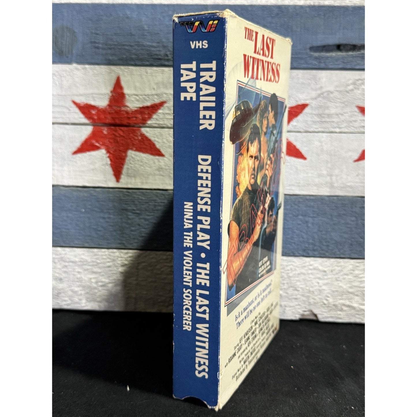 Defense Play / Last Witness Trailer Promo - VHS Used