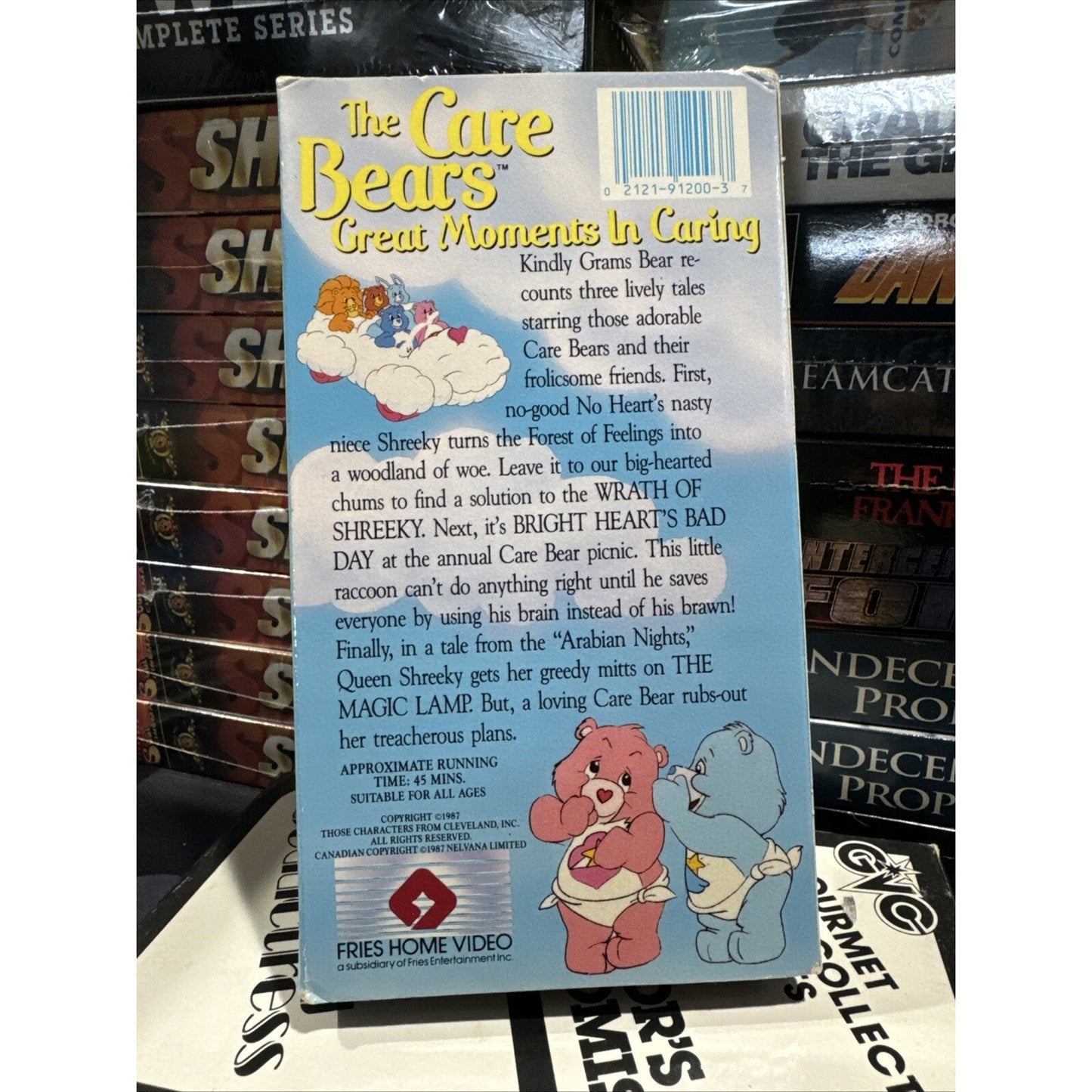 The Care Bears Great Moments In Caring - VHS Used
