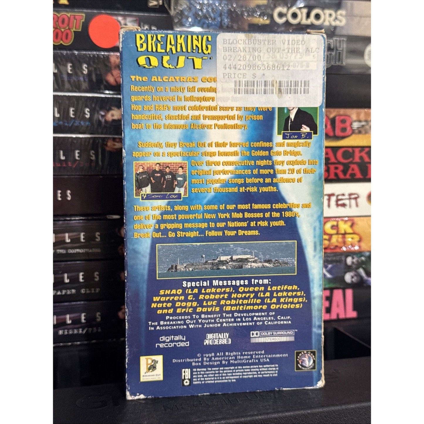 Breaking Out: The Alcatraz Concert - VHS Used