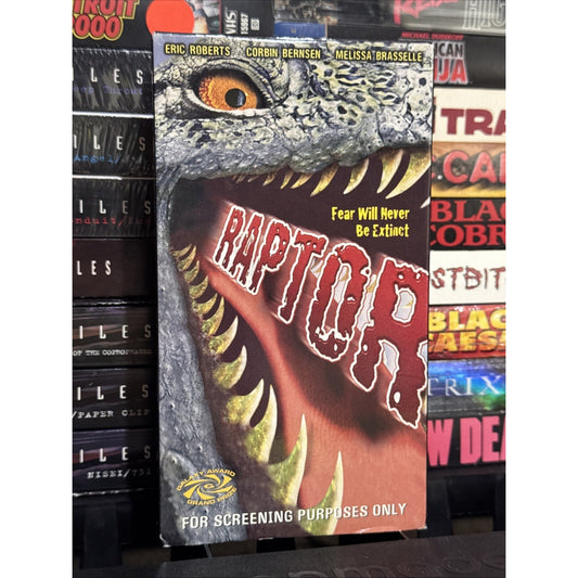 Raptor Promo Screener - VHS Used