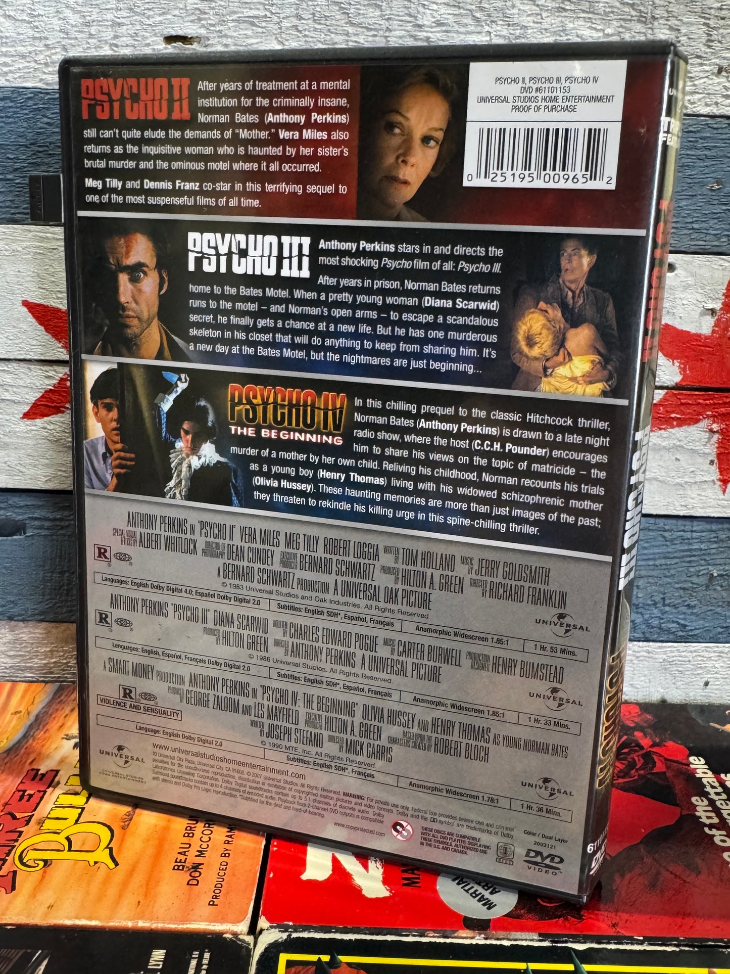 Psycho II / Psycho III / Psycho IV: The Beginning Triple Feature - DVD Used