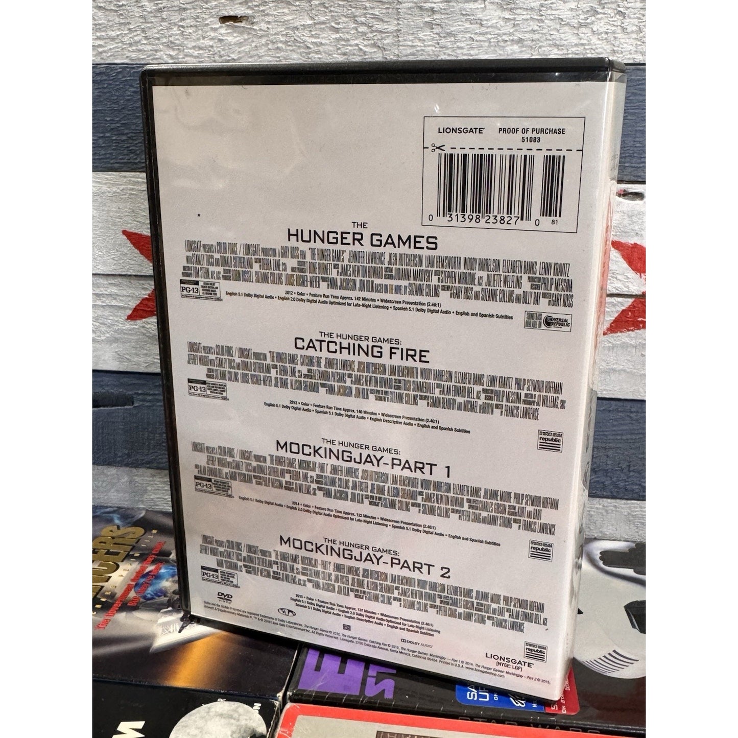 The Hunger Games: Complete 4-Film Collection - DVD Used