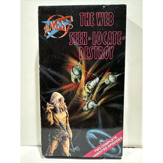 Blakes 7 Vol 3 The Web/Seek Locate Destroy - VHS Used
