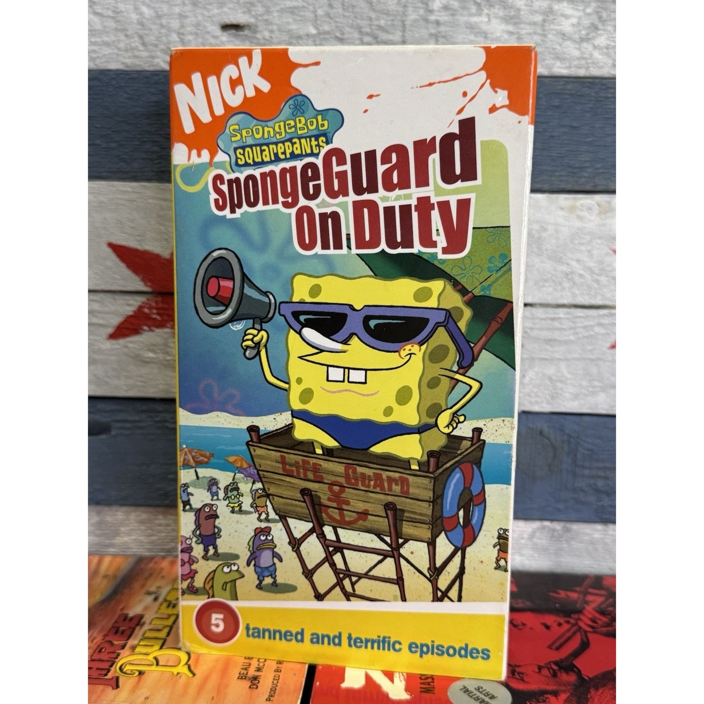 SpongeBob Squarepants : Spongeguard on Duty - VHS Used