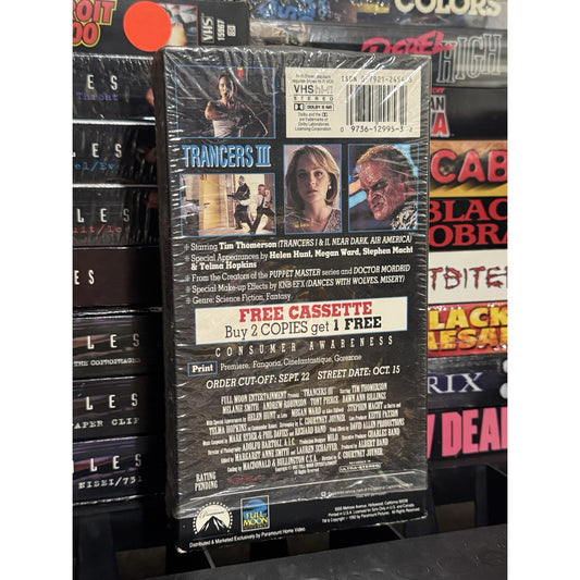 Trancers 3: Deth Lives Promo Screener - VHS Used
