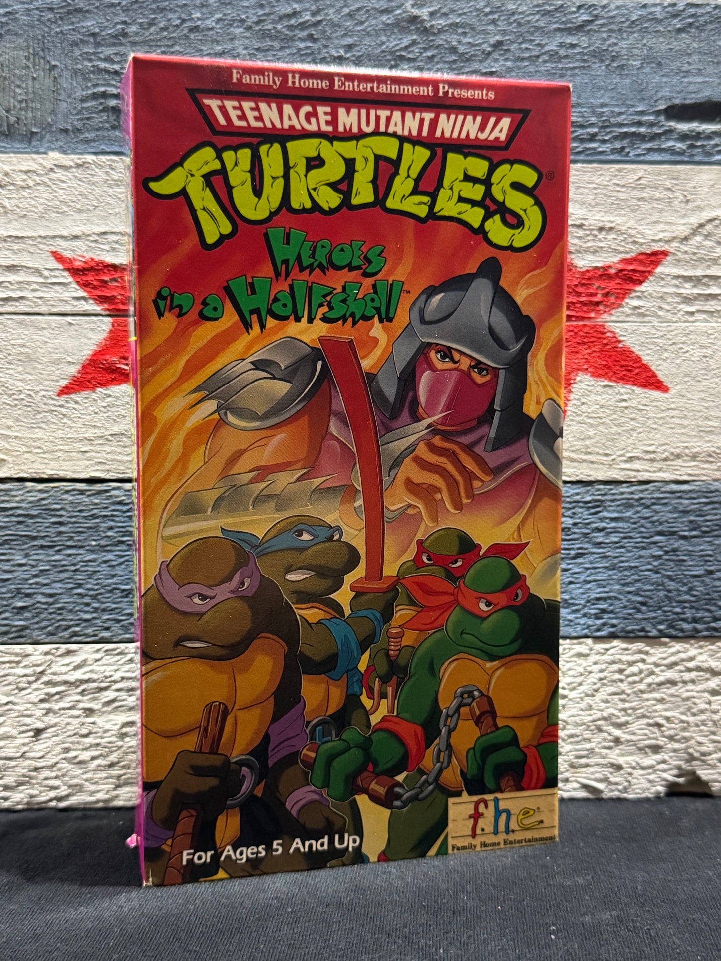 Teenage Mutant Ninja Turtles: Heroes in a Halfshell - VHS Used