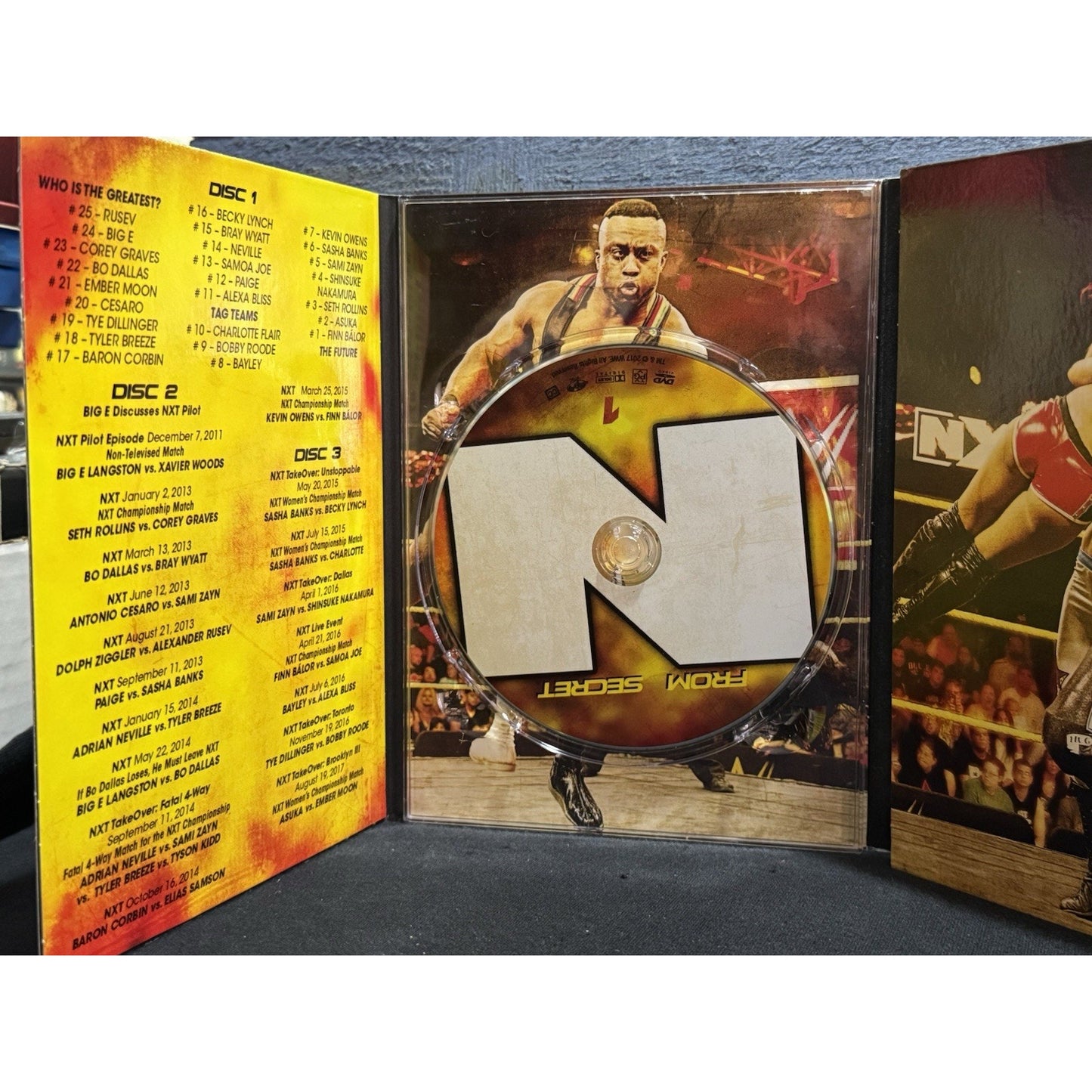 WWE NXT From Secret to Sensation 3-Disc Set - DVD Used